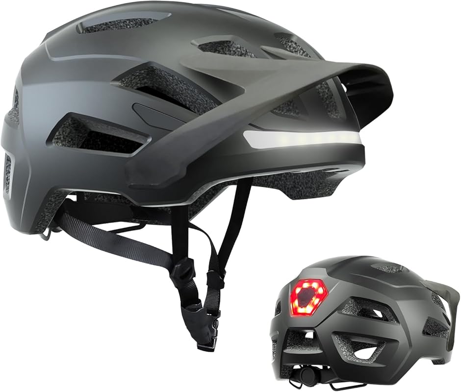 Adult Bike Helmet with LED Lights