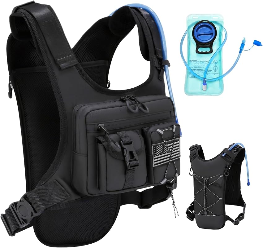 Criuage USA Patent Lightweight Running Hydration Vest Backpack with 2.0L Water Bladder for Men and Women