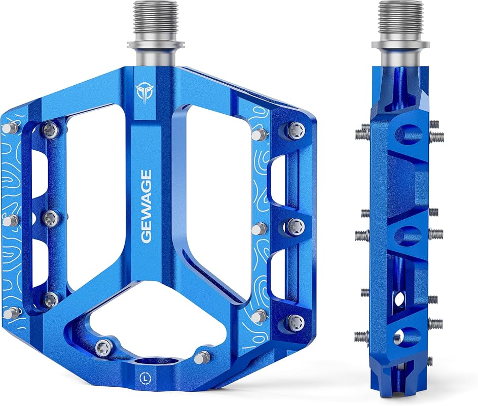 Aluminum Non-Slip Flat Bike Pedals