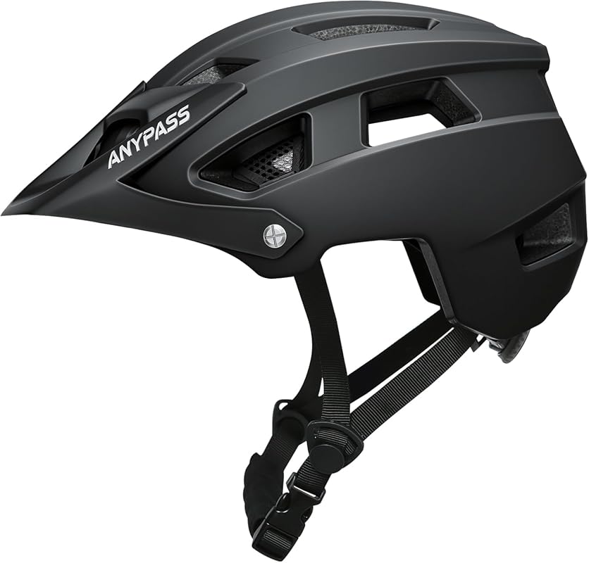 Ultra-Comfort Lightweight Adult Mountain Bike Helmet with Adjustable Fit and Removable Sun Visor