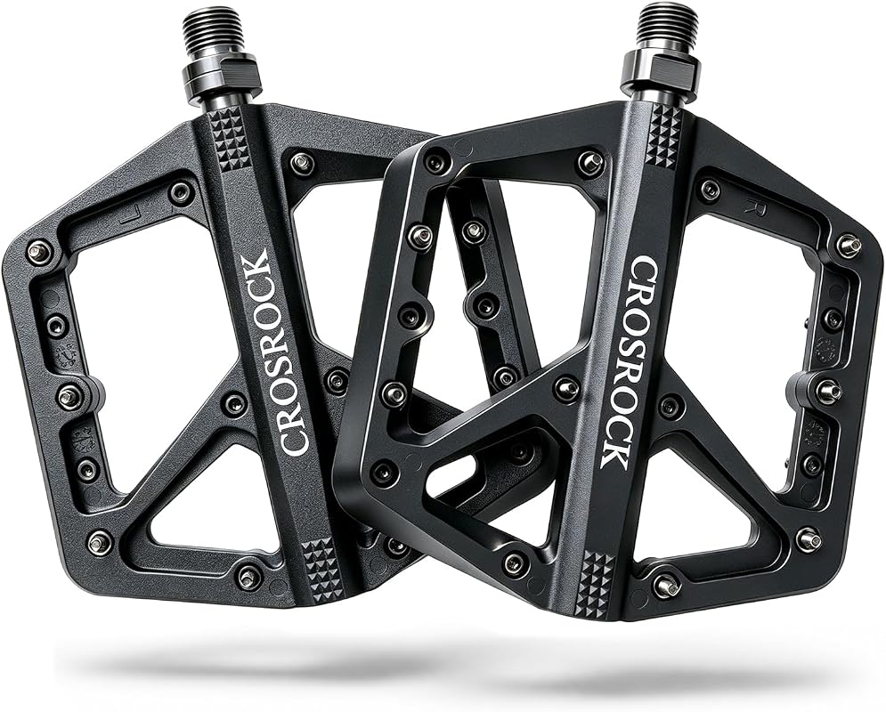 Wide Flat MTB Bike Pedals