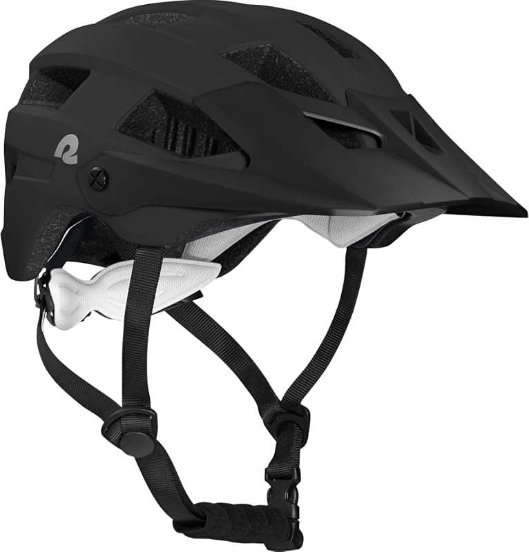 Retrospec Rowan Youth Mountain Bike Helmet, Adjustable Dial Fit, Removable Visor, 14 Vents